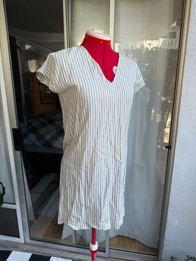 Madewell Striped Shift Dress-XS